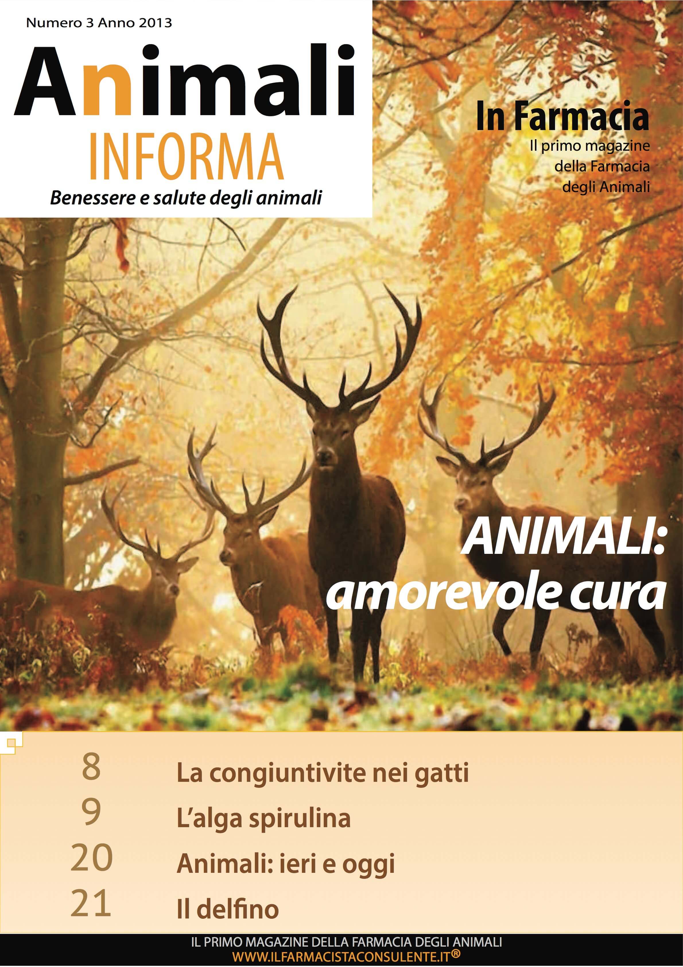 copertina animali in forma autunno 2013