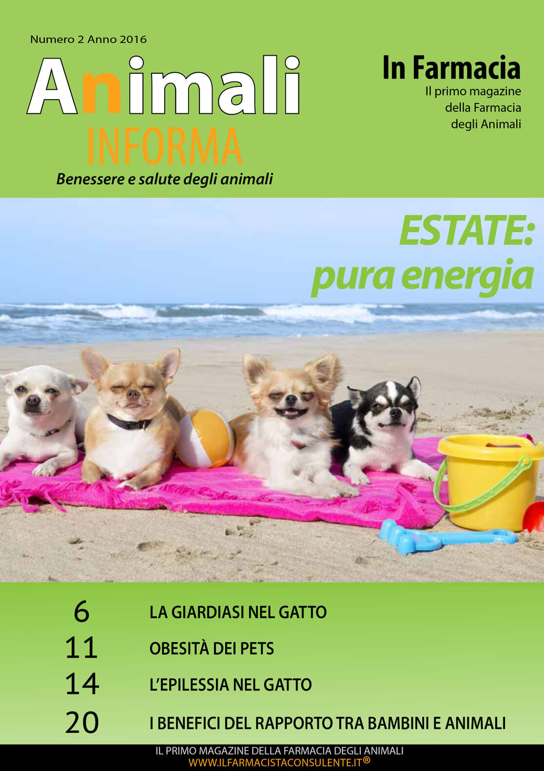 copertina animali in forma estate 2016