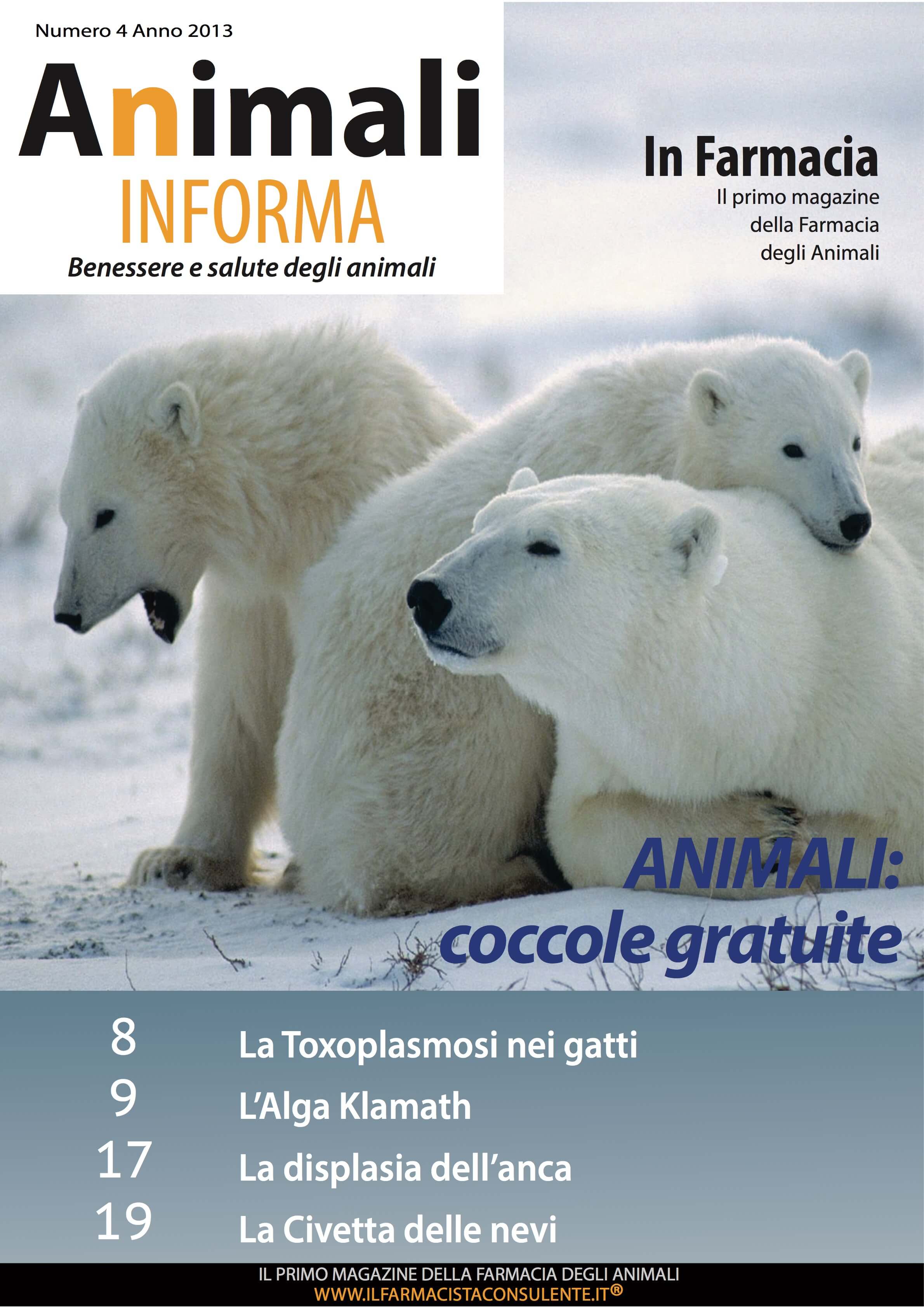 copertina animali in forma inverno 2013