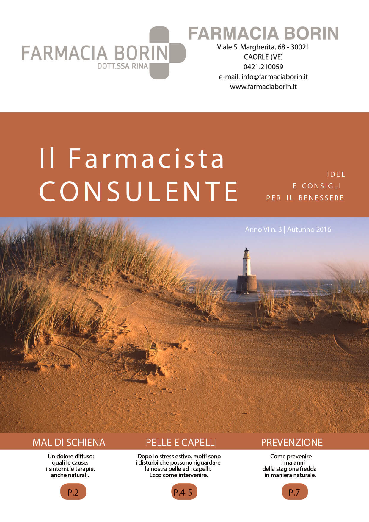 Rivista autunno Farmacia Borin